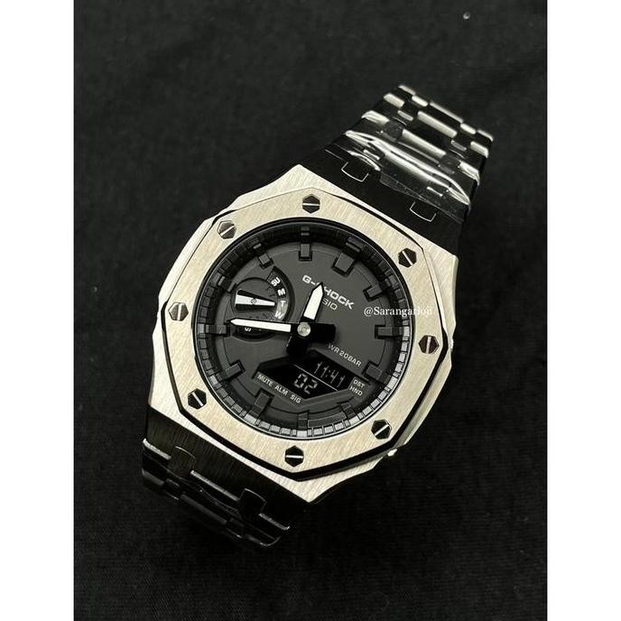 Sale Gshock Original Ga2100 Custom Audemars Piguet Grey On Black