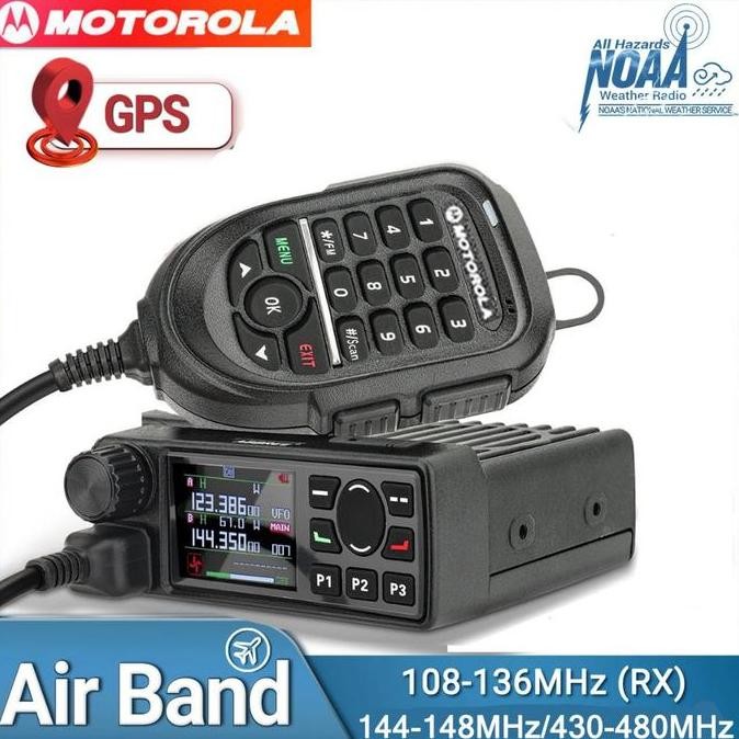 TERLARIS - Mini Base Radio HT Walkie Talkie Motorola MT8900 Asli Jarak Jauh 50KM mobil Vehicle Radio