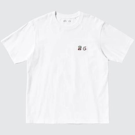 Uniqlo Men Ut Kaos Grafis Pria Final Fantasy Lengan Pendek White (Best Quality)