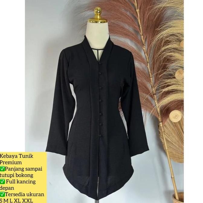 Kebaya Tunik Kartini Panjang Muslim Terlaris Atasan Kebaya Modern Bali Termurah Terbaru Polos Simpel