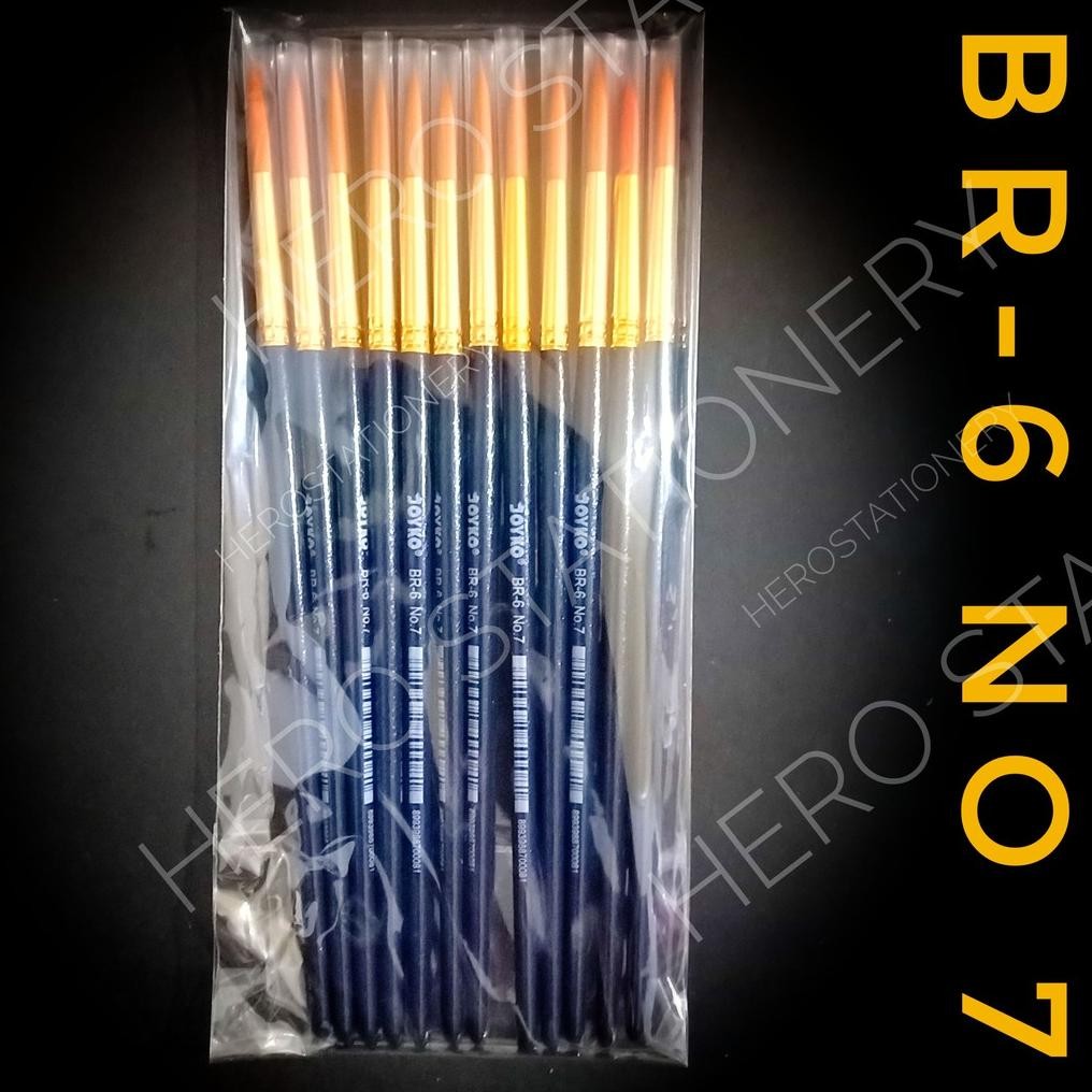 

Kuas lukis halus brush joyko no.7 BR-6 . 12 unit AST