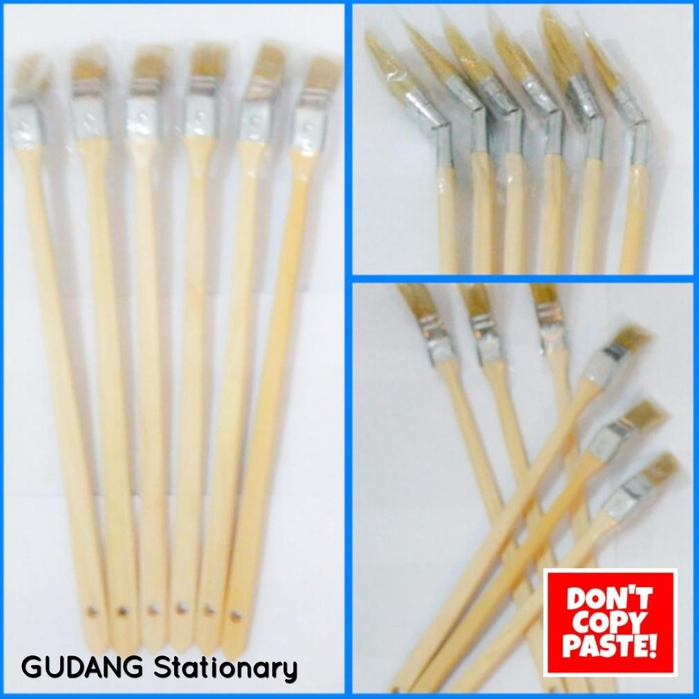 

Kuas Cat Bengkok 2.0 Inch [ isi 12 piece ] AST