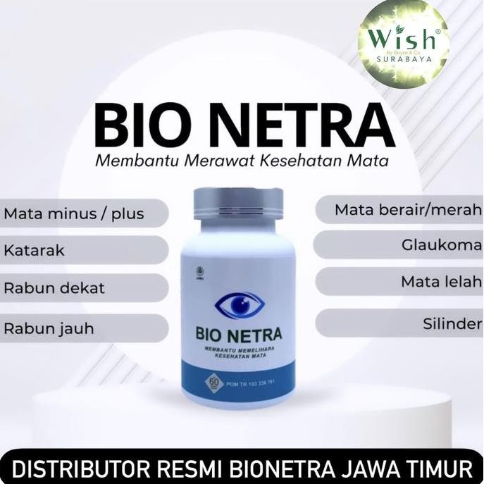 Bionetra Obat Rabun Dan Mata Minus Herbal Bpom Original - Bionetra