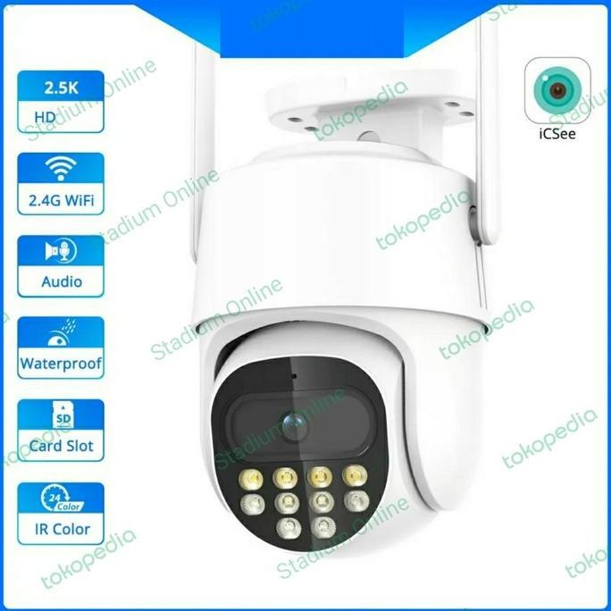 Tersedia CCTV Kamera Wifi Icsee Outdoor PTZ speed Dome Full HD