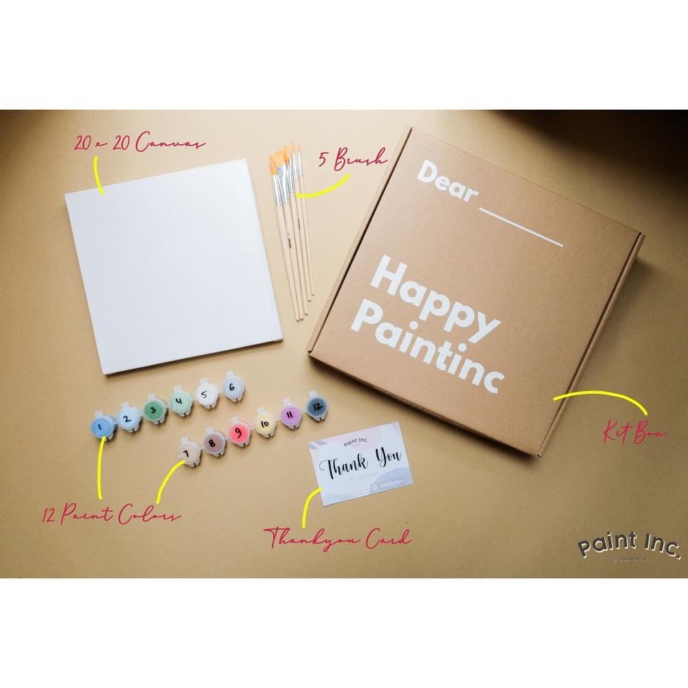

Painting Kit Polos | Paint Kit | Paint Inc. ID | Set Alat Lukis | Basic Painting Kit AST