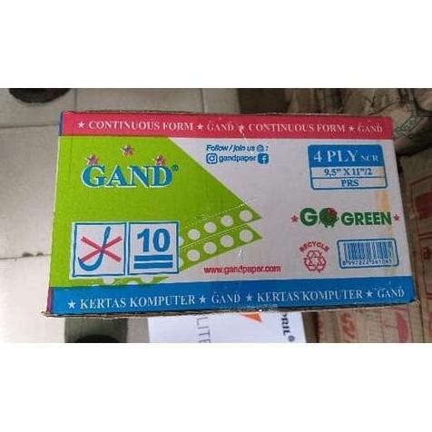 

TERBARU - Continous Form 9.5 x 11 1 Ply K1 bagi 2 WARNA GAND