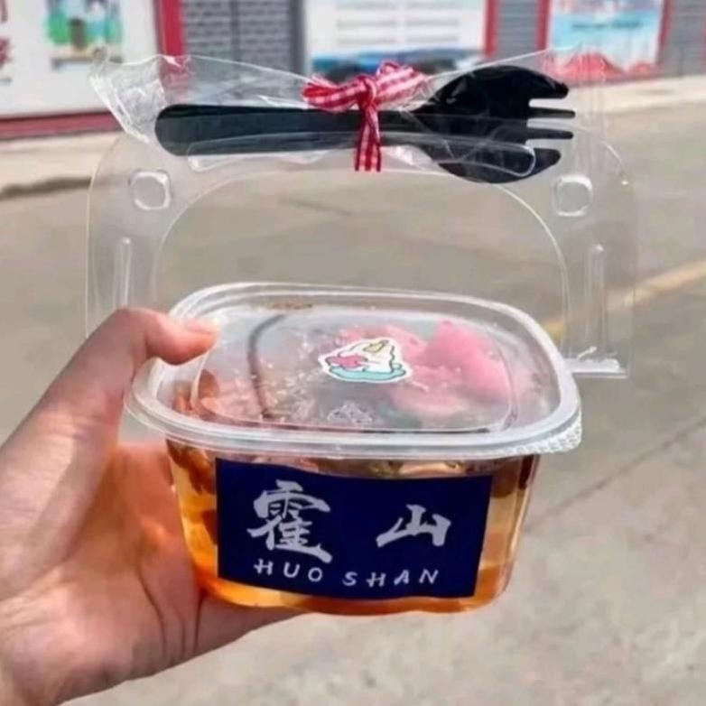 Ready (25Set) Mika Keranjang + Tutup / Mika Buah Gagang / Mika Agar / Mika Tray