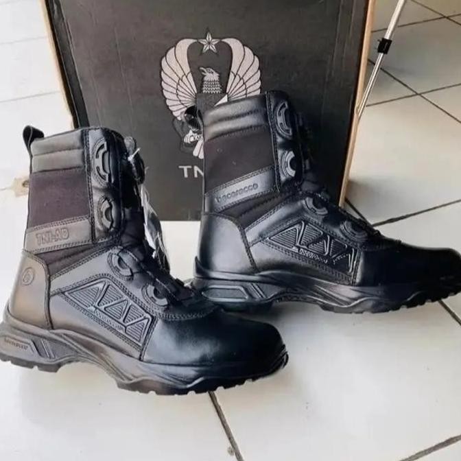 Tersedia sepatu pdl bocorocco original jatah pamen tni ad / sepatu pdl tni ad