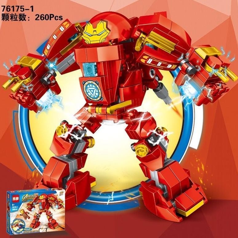 Action Figure Superhero Heroes Assemble MG169 MG221 Bricks minifigure  Marvel Captain America Iron M