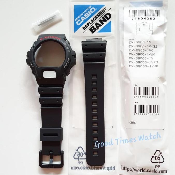 Murah Paket Bezel Strap Dw 6600 Dw 6900 Dw 6600G Dw 6900G Casio Original
