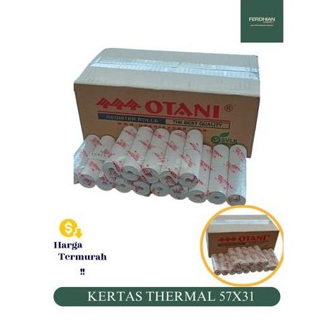 

TERLARIS - KERTAS THERMAL 57 X 31 OTANI - KERTAS PRINT EDC