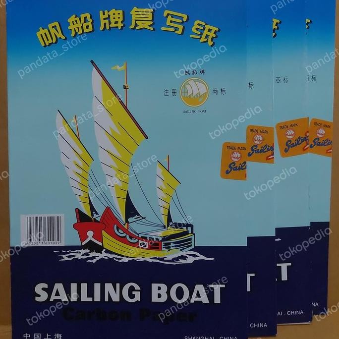 

NEW Kertas Karbon Carbon Sailing Boat Biru isi 100 lembar Promo Murah