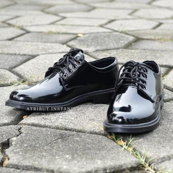 Tersedia Sepatu PDH TNI AD 01 Pendek Pantofel Pria Satpam Security Guru PNS