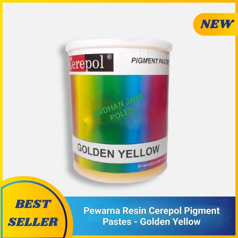 

Cerepol Pigment Pastes Cair Pewarna Resin Fiberglass - Golden Yellow AST