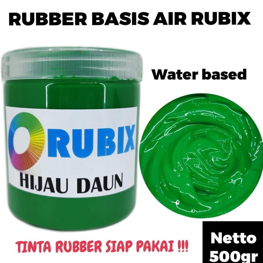 

CAT SABLON RUBBER GL PASTA CAT AKRILIK WARNA HIJAU DAUN 500GR AST