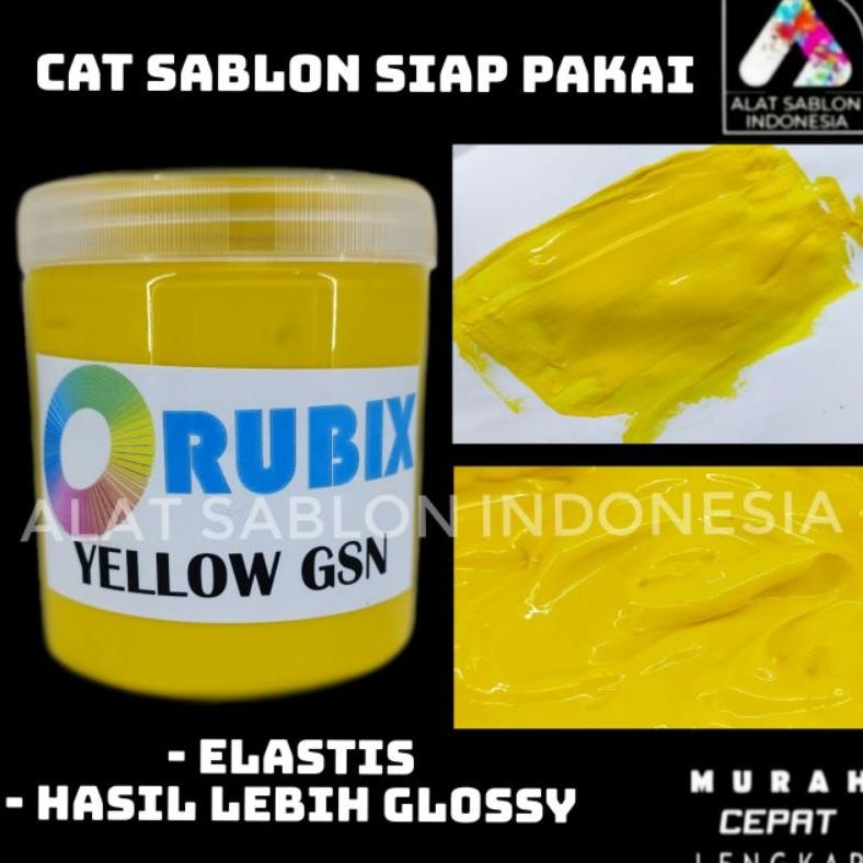 

CAT SABLON PASTA GL RUBBER WATER BASED CAT AKRILIK YELLOW GSN 500GR AST