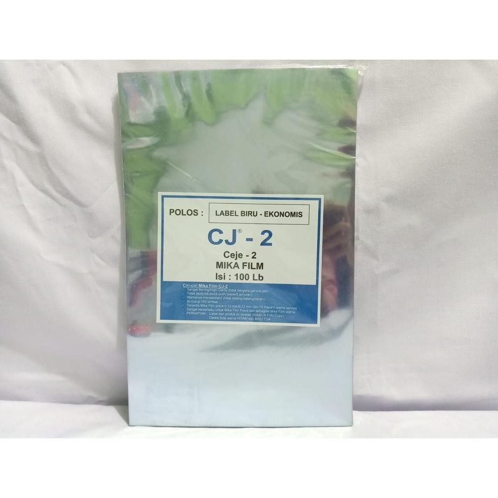 

Cover Jilid Plastik Mika F4 (Pak Isi 100 Lembar) AST