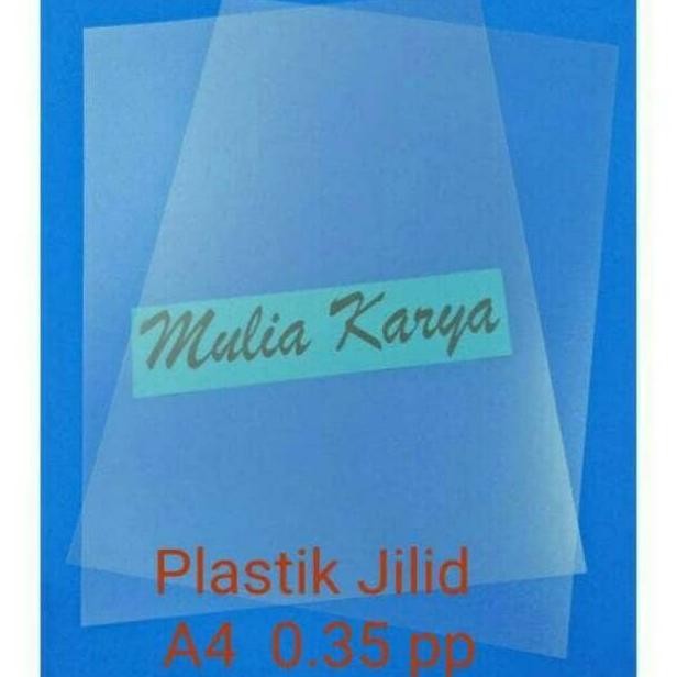

Plastik mika jilid A4 tebal 0.3 doff isi 10 lembar AST