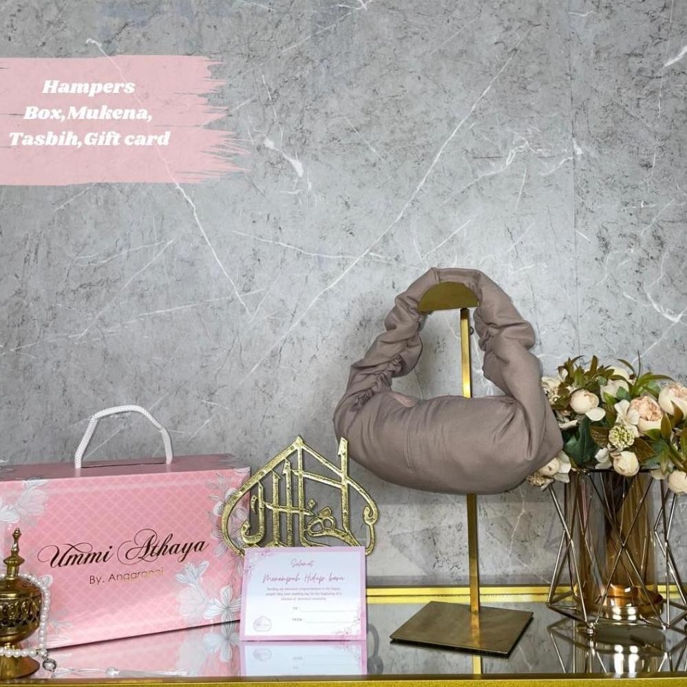 

MINDU Ummi Athaya - Hampers Box Premium Mukena Katun Mikro Dewasa Exclusive Gift
