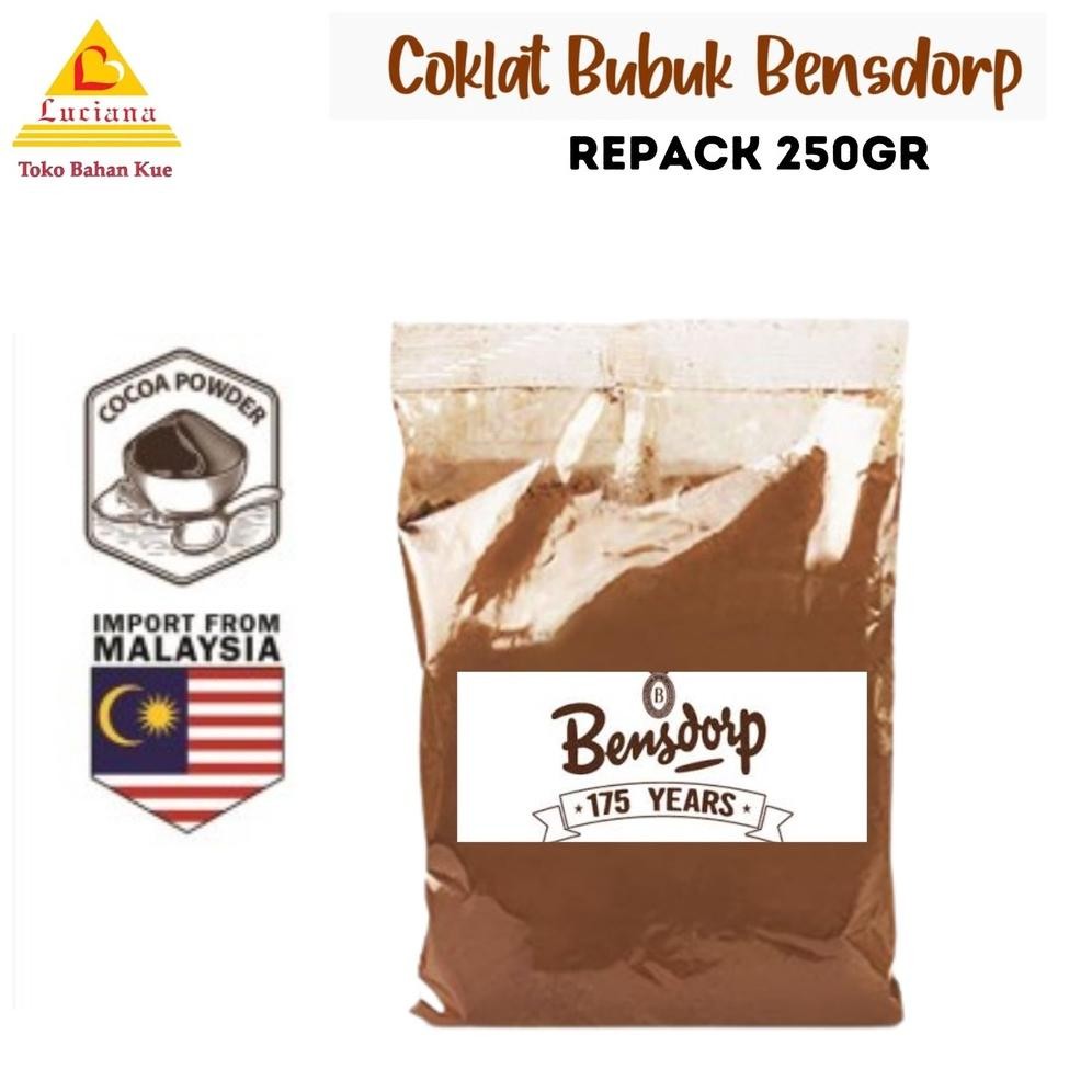 

COKLAT BUBUK BENSDROP COCOA POWDER REPACK 250 gram /AVANTE QUEEN ANNA