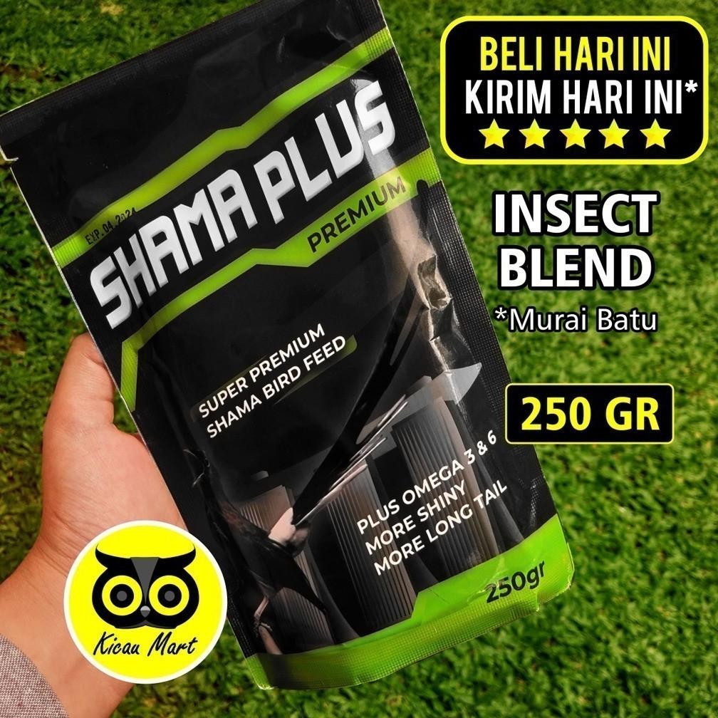 READY STOCK KICAU MART SHAMA PLUS SEMPATI PREMIUM PUR VOER PAKAN BURUNG MURAI BATU TROTOL HIGH PROTE