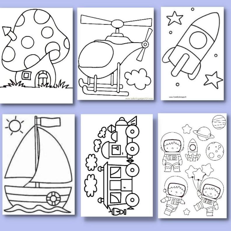 

lukisan sterofoam gambar kartun isi 12 gambar AST