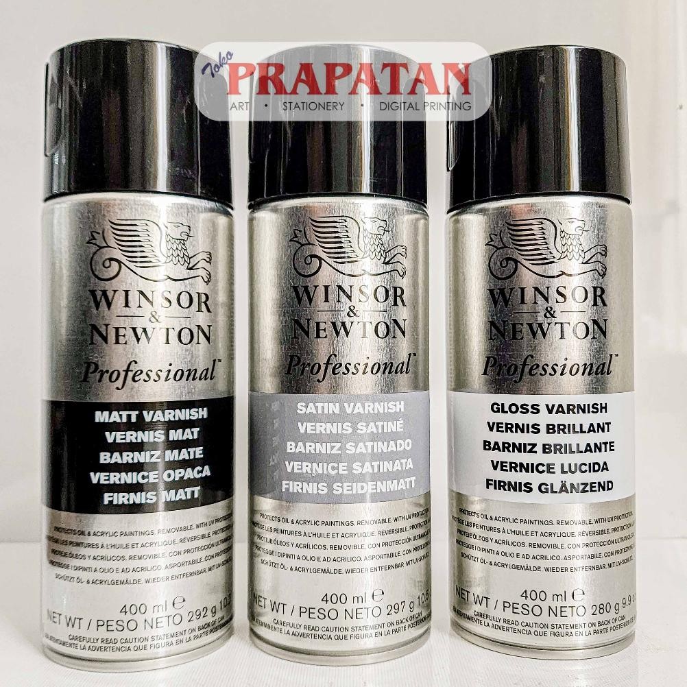 

Winsor Professional Varnish Aerosol 400ml | Varnish Cat Akrilik & Minyak AST