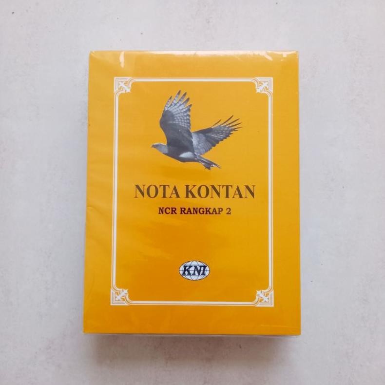 

[ MURAH PACK ISI 10 BUKU ] Buku Nota Kontan Besar NCR Rangkap 2 - KNI 2PLY B2 ( Ukuran 21 x 16 cm ) AST