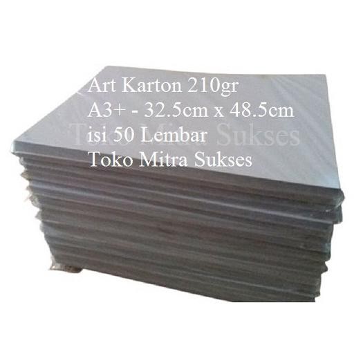 

Kertas Art Karton 210gr A3+ - 32.5cm x 48.5 isi 50 Lembar AST