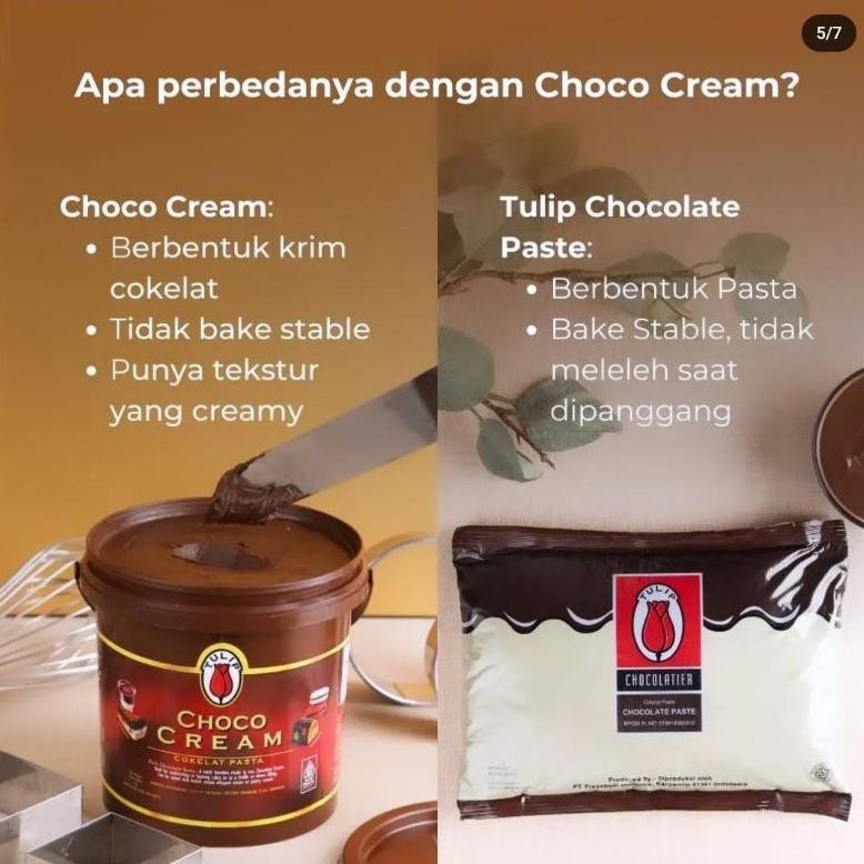 

Filling Coklat Tulip/isian /Fiiling/ Cokelat/selai 1kg/selai Coklat