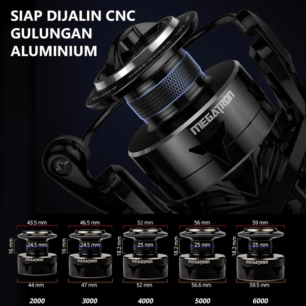 [OFFICIAL] Reel Pancing KASTKING MEGATRON 6000  Saltwater 7+1 BB, 18kg Drag Spinning Reel Pancing Gu