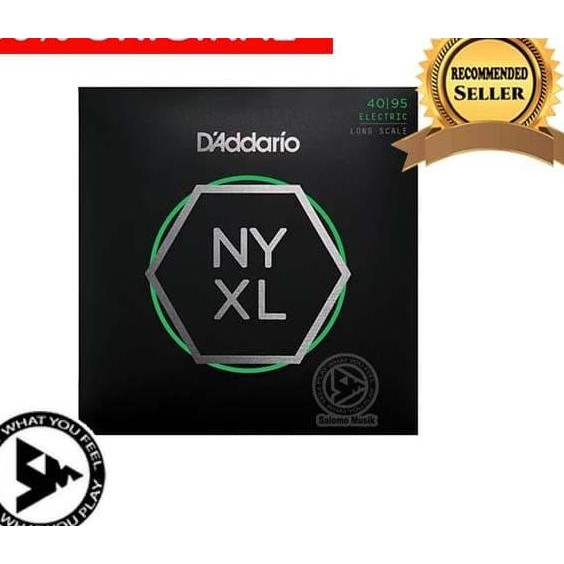 Senar Bass Bas Daddario D Addario Daddario Nyxl 4095 U.S.A
