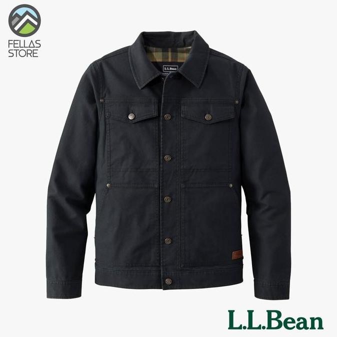 LL Bean - Men's BeanFlex Utility Trucker Jacket Black