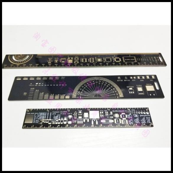 

Promo Pcb Ruler Engineer Ruler Double Layer Pcb 250Mm Multifungsi