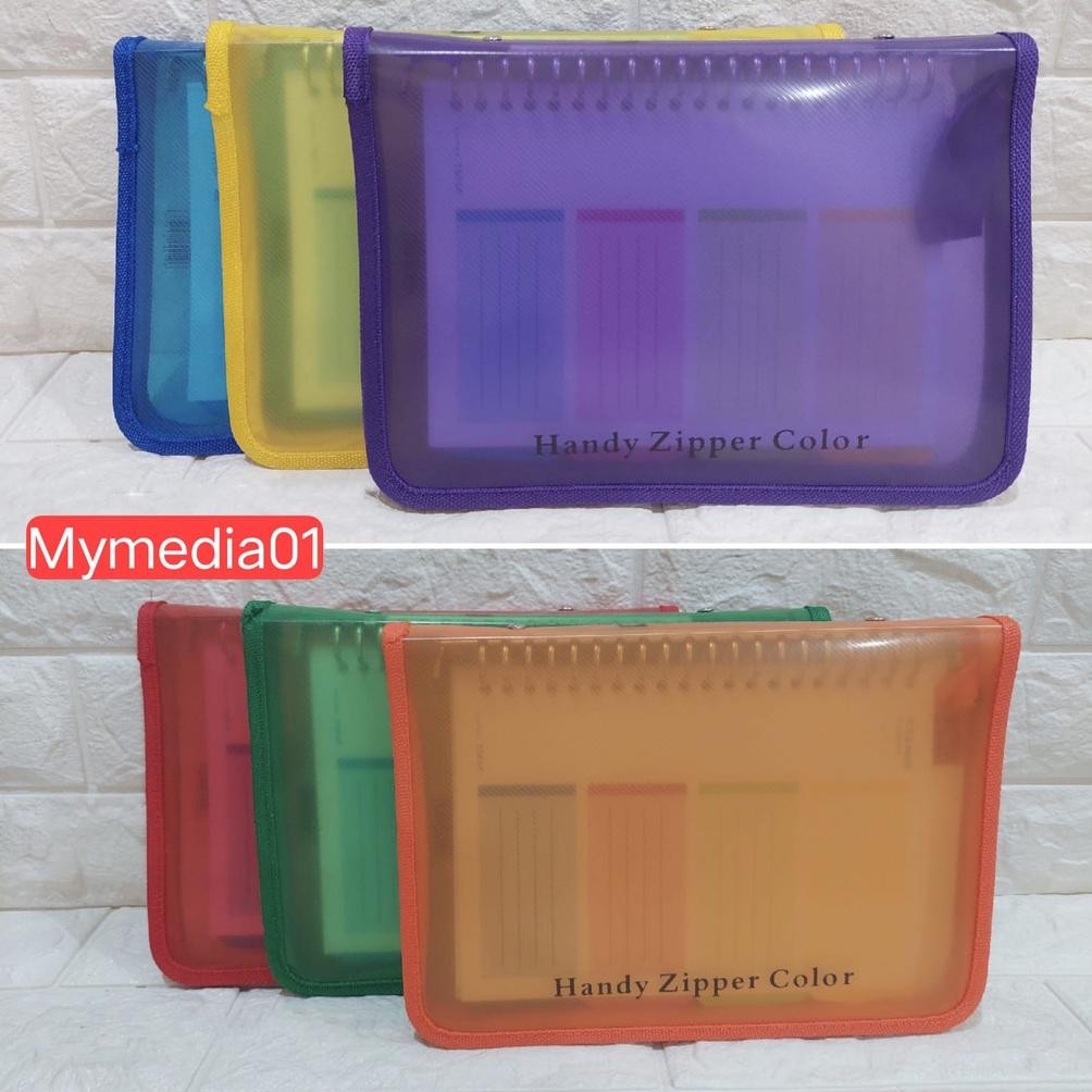 

ZIPPER BINDER TOPLA UKURAN A5 BNT 998 BINDER NOTE BINDER FILE TERMURAH AST