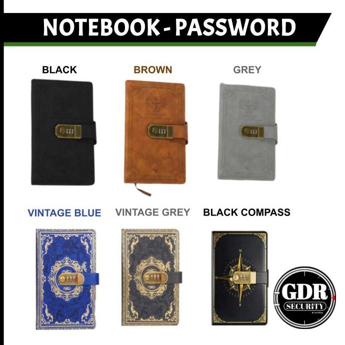 

Buku Catatan Dengan Kunci Password / Notebook Hidden Storage Password - Gdr Co
