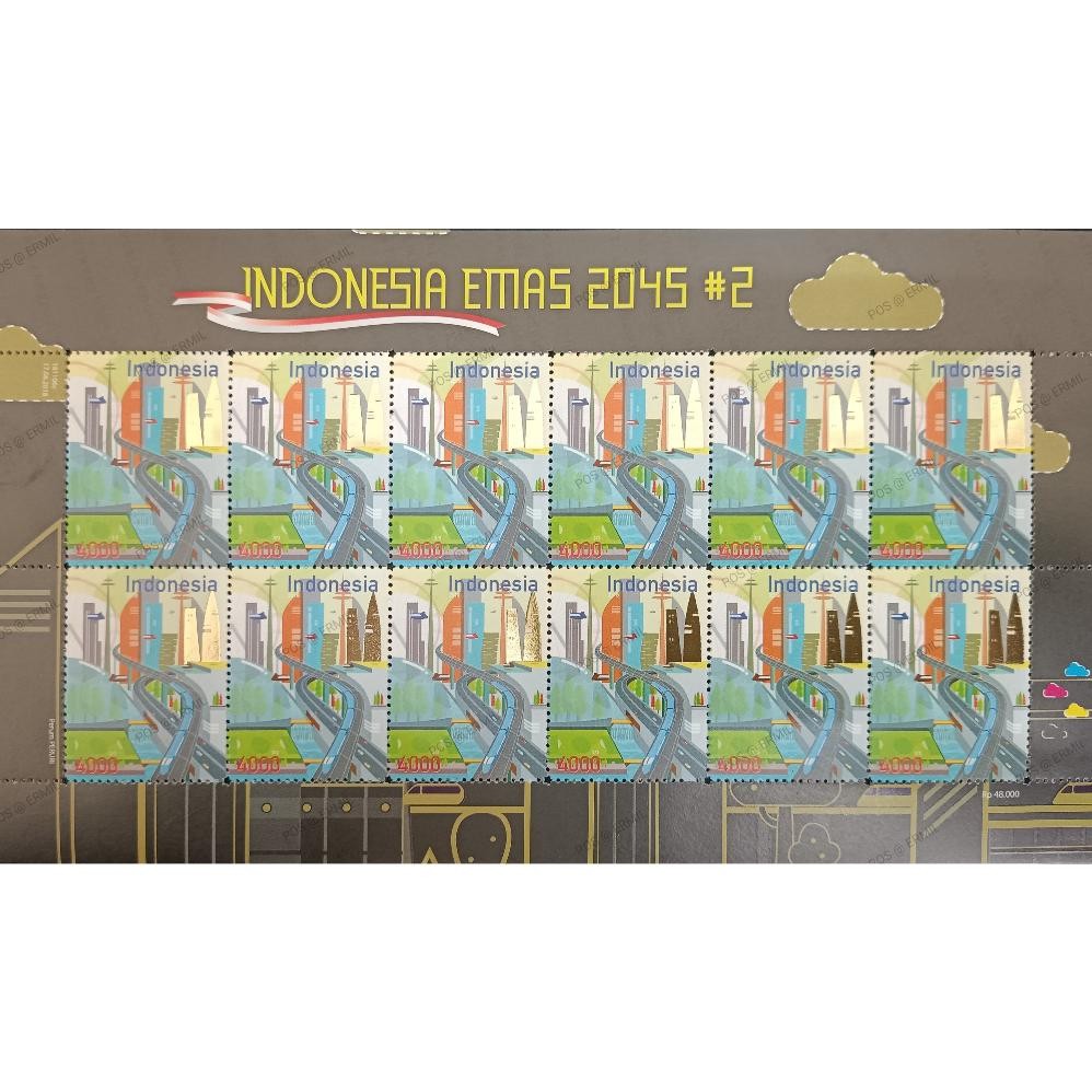 

PERANGKO (LEMBARAN/FULL SHEET) RP 4.000,- AST