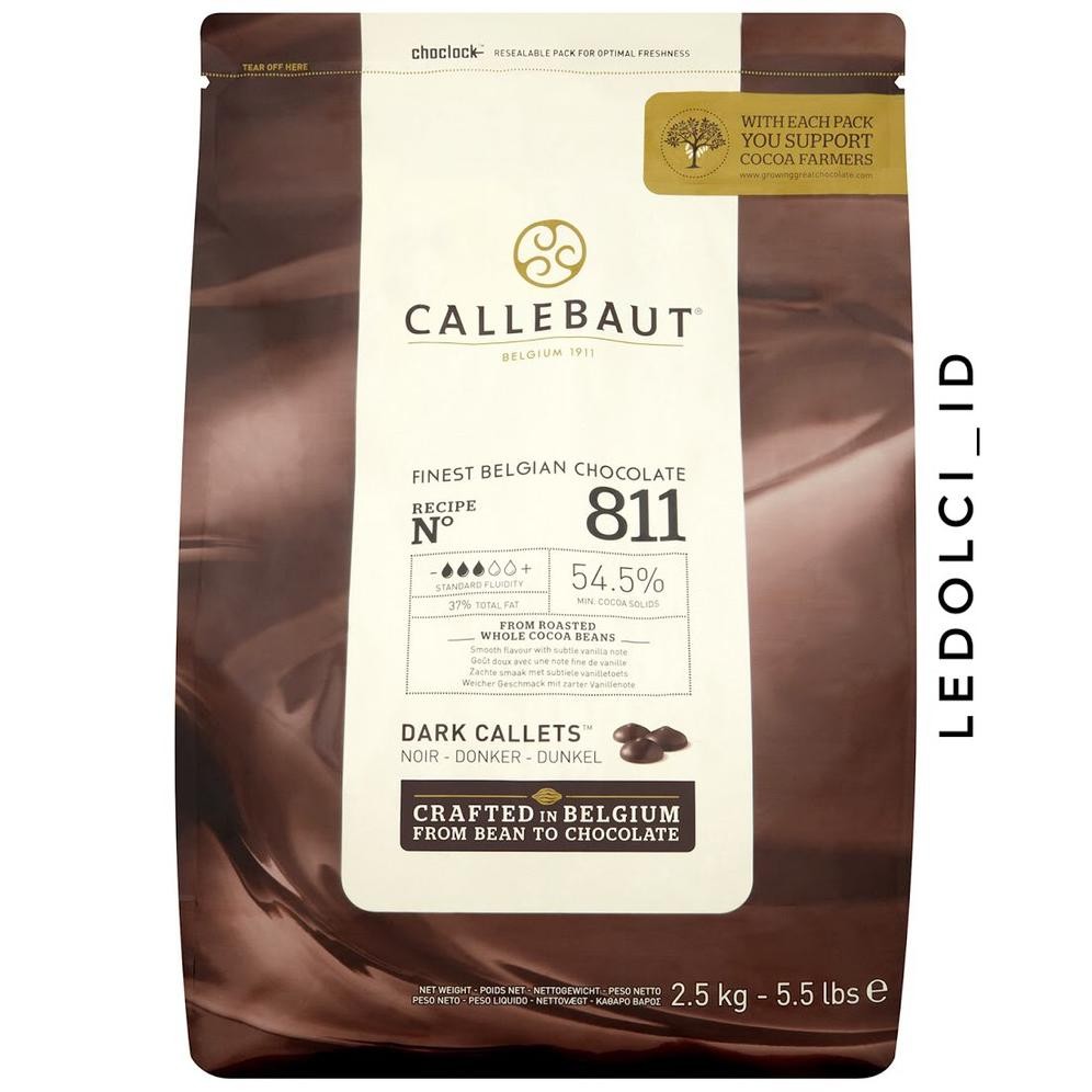 

Callebaut Milk 823 & Dark 811 Chocolate Couverture Kemasan 250 Gr