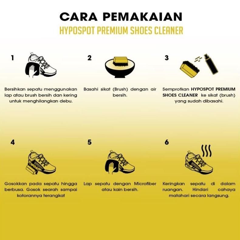 HYPOSPOT - Paket Usaha Lengkap Perintis Paket Usaha Cuci Sepatu - Paket Pembersih Dan Cuci Sepatu