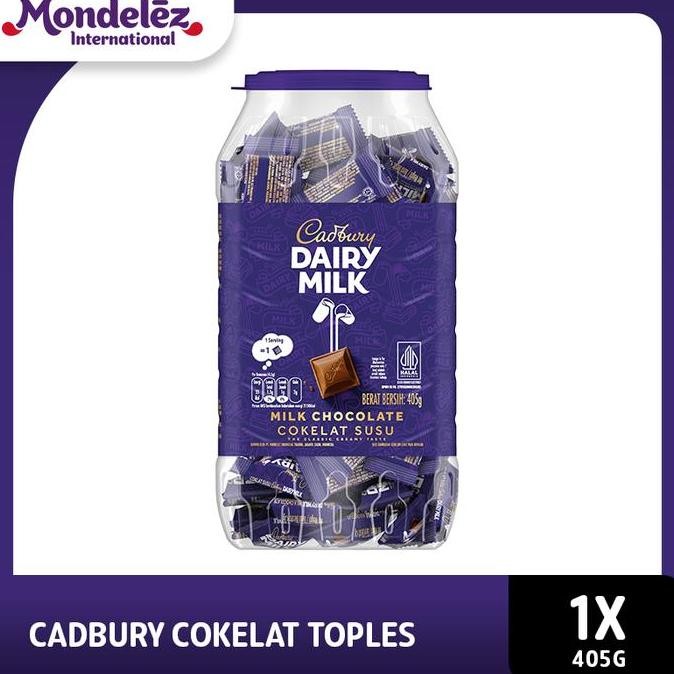 

Cadbury Dairy Milk Cokelat Neaps Jar Toples 405 Gr