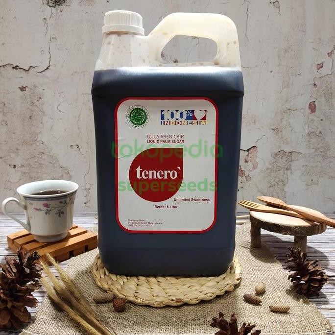 

Gula Semut Aren Cair Asli- Palm Sugar - Kualitas Super - 5 L (6.5 Kg)