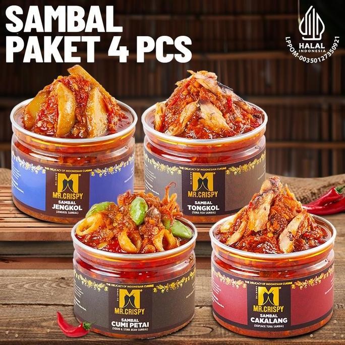 

Paket Sambal Mr.Crispy/Paket Sambal 4 Pcs