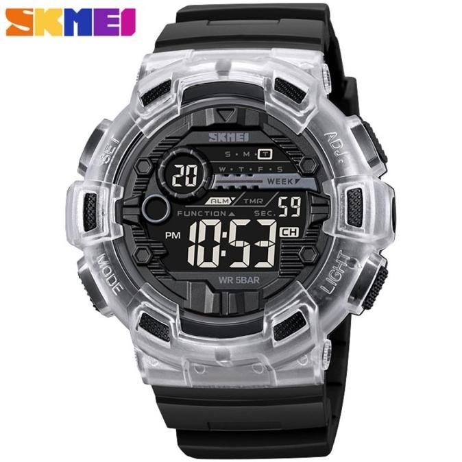 Tersedia Jam Tangan Sport Pria Digital SKMEI 2110 LED Water Resist Original