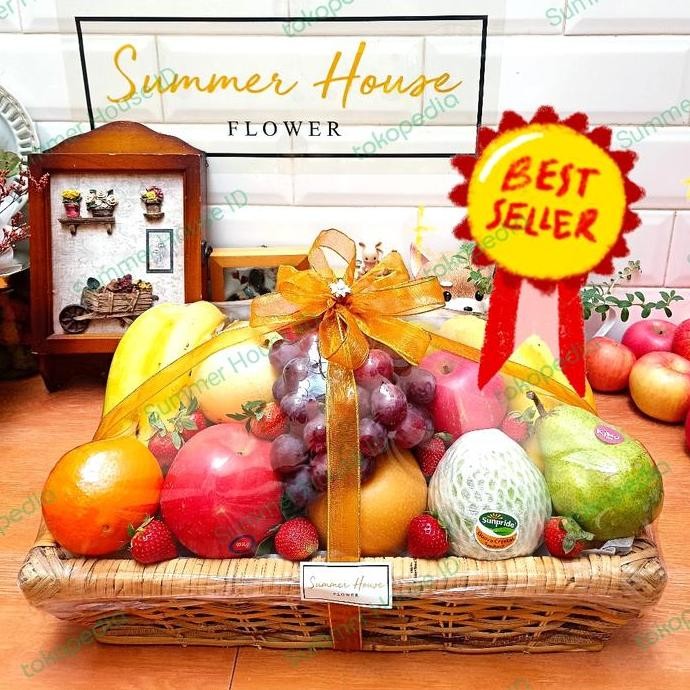 

Summer House Id Fruit Hampers | Parcel Buah Segar (Signature) | Bingkisan Orang Sakit, Gift, Hantaran, Seserahan