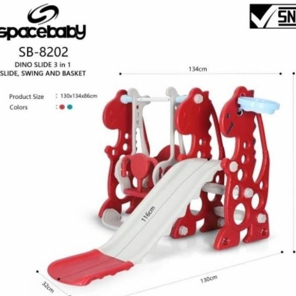 Space Baby Sb8202 Perosotan +/Ayunan / Perosotan Mainan