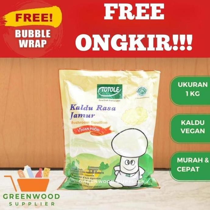 

Totole Kaldu Rasa Jamur / Mushroom Seasoning - 1Kg [Vegan & Tasty]