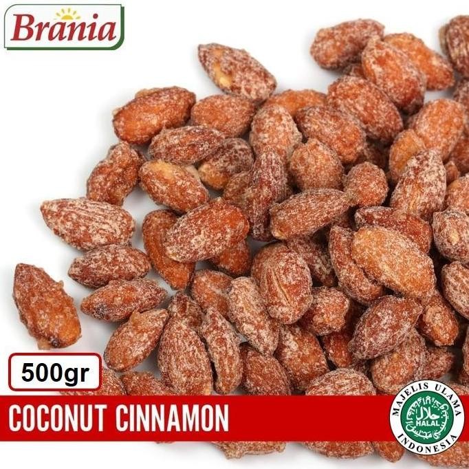 

Kacang Almond Panggang Rasa Coconut Cinnamon 500Gr/Roasted Almond