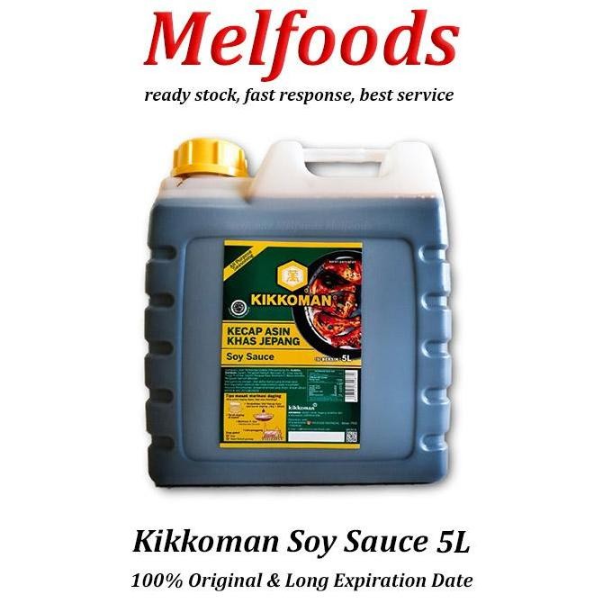 

Kikkoman All Purpose Soy Sauce Halal 5L Kecap Asin Khas Jepang