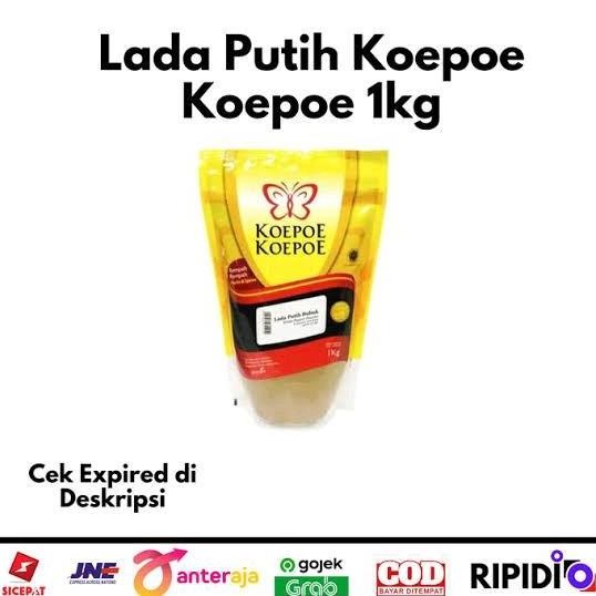 

Lada Putih Koepoe Koepoe 1Kg Bubuk Rempah Spices Masakan