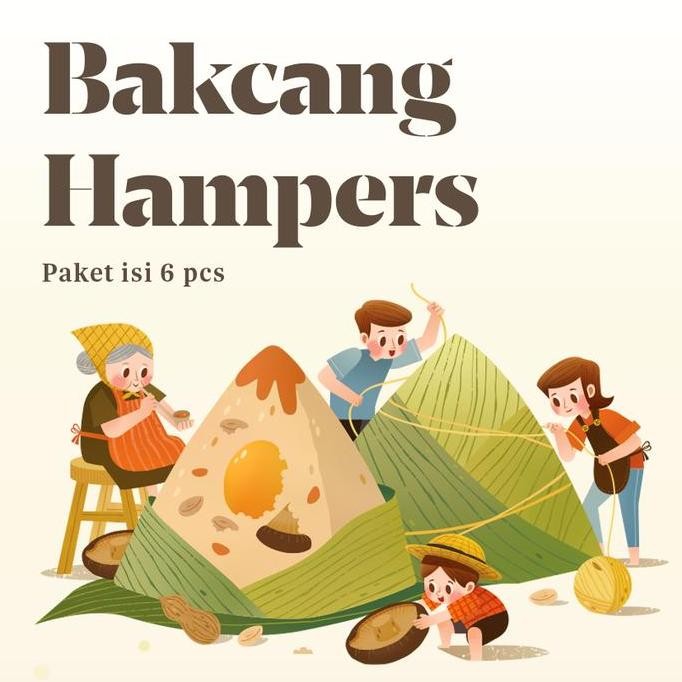 

Bakcang Hampers / Paket Isi 6 / Yen Pao / Halal
